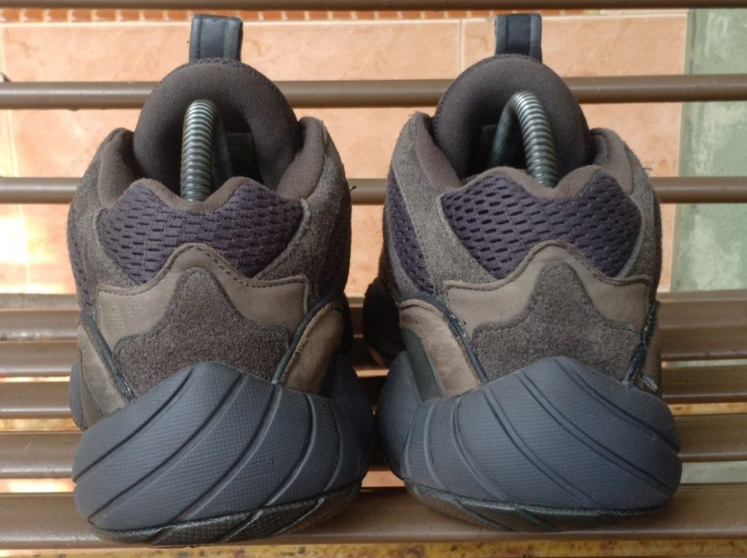 7.5uk Rm128 Original Adidas Yeezy 500 Utility Black Luxury Sneakers Footwear on Carousell