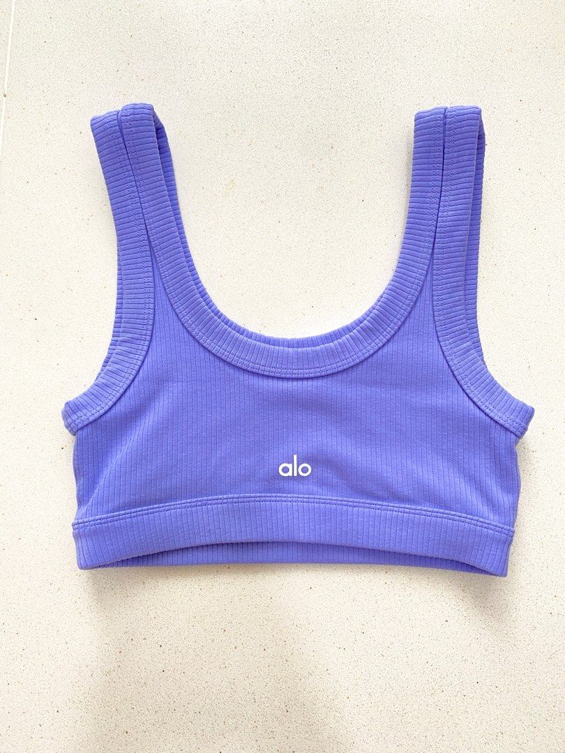 Alo Yoga Wellness Bra, Women's Fashion, Activewear on Carousell
