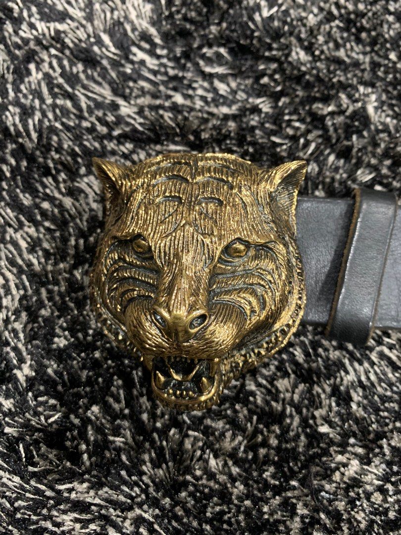 Gucci tiger head belt clearance