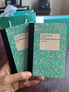 Authentic Tiffany & Co. Fragrance Complimentary Gift Mini Notebooks