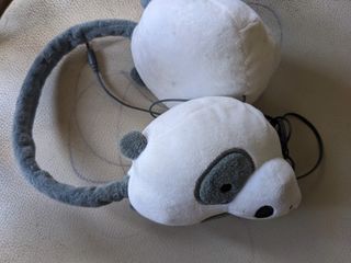 Bear plushie headset for kids