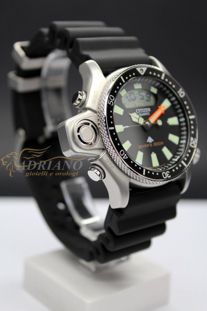 Brand new and unworn Citizen Promaster Aqualand JP2000 08E digi analog dive quartz watch for sale