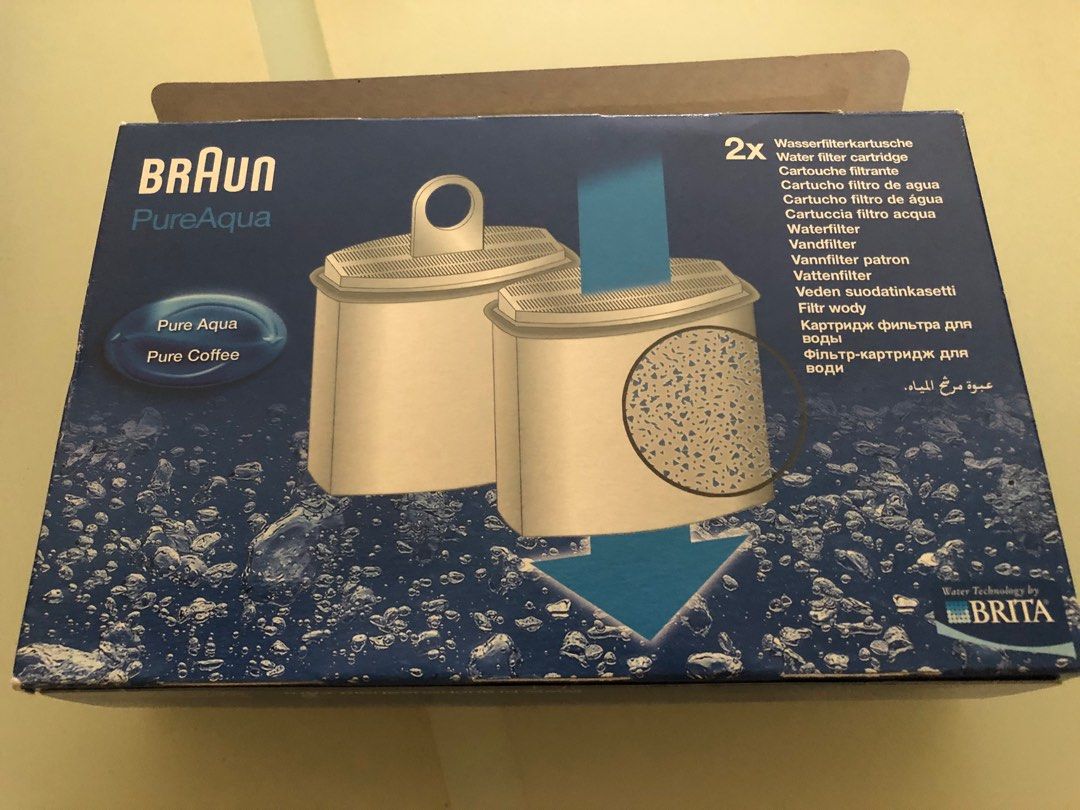 Braun pure aqua coffee water filter