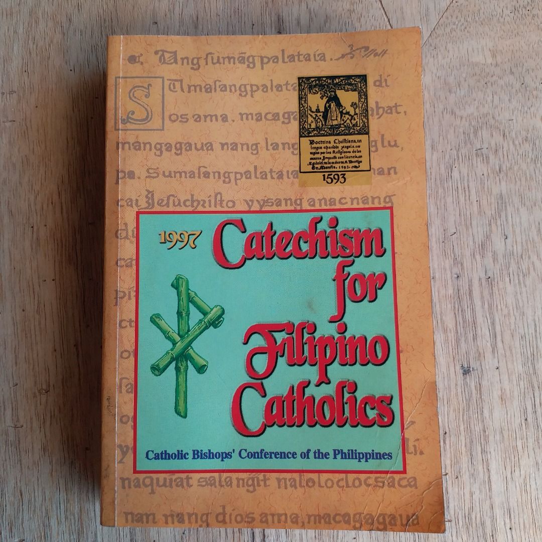 CBCP - Catechism for Filipino Catholics 2004 Print [BK-01-06-A] (Category: Religion Books) located in Rizal. Submitted by civgph (Listing ID 1295750367, Image 1). Description: SKU: [BK-01-06-A] CBCP - Catechism for Filipino Catholics 2004 Print PRICE: P200 DIMENSIONS (APPROX.): 5.5 X 8.25 X 1 Inches WEIGHT (APPROX.): 499 grams CONDITION: -Book cover shows visible signs of usage -Book pages are in pristine condition -Pages of the book show visible