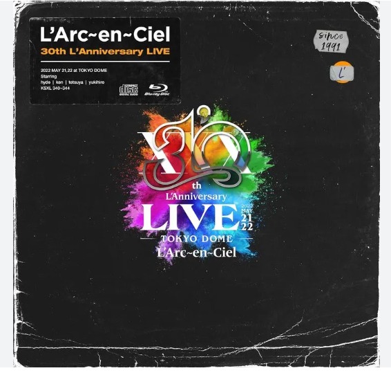 日本CD代購L'Arc～en～Ciel 30th L'Anniversary LIVE Blu-ray Disc 