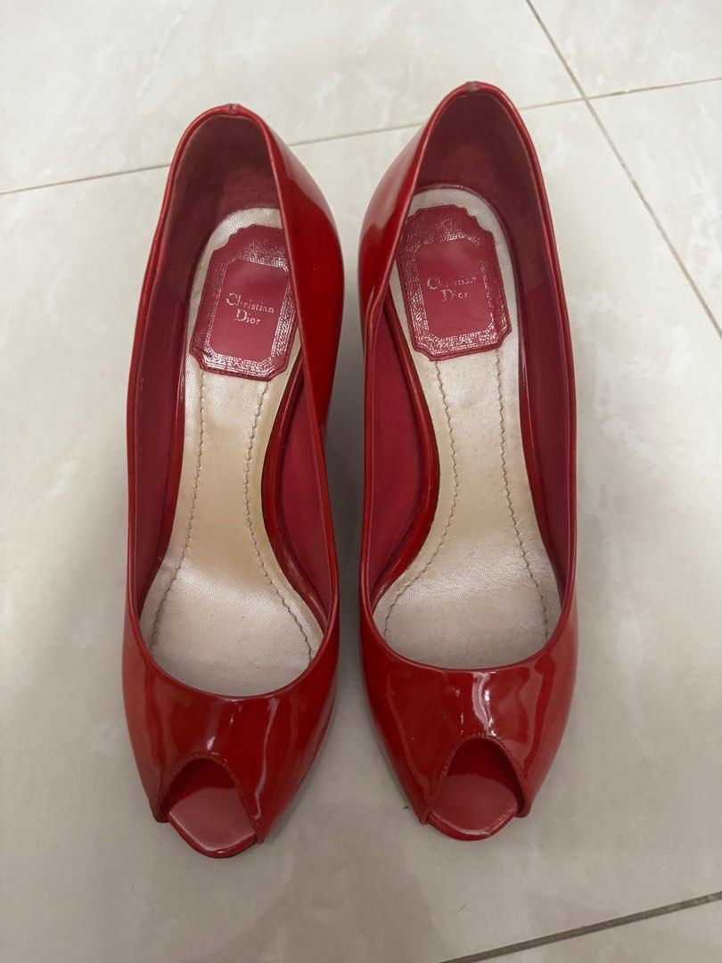 Christian dior wedges store