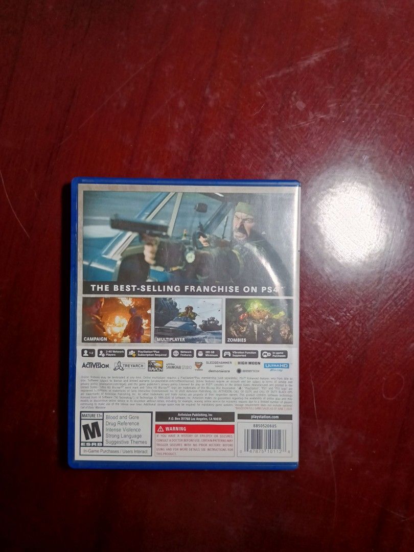 Ps5 Cod Box COD COLDWAR PS5, Video Gaming, Video Game Consoles, PlayStation on ...