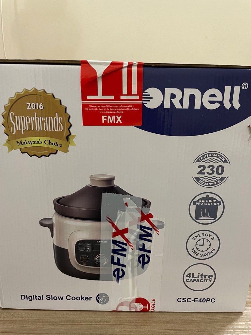 Cornell Digital Slow Cooker, TV & Home Appliances, Kitchen Appliances