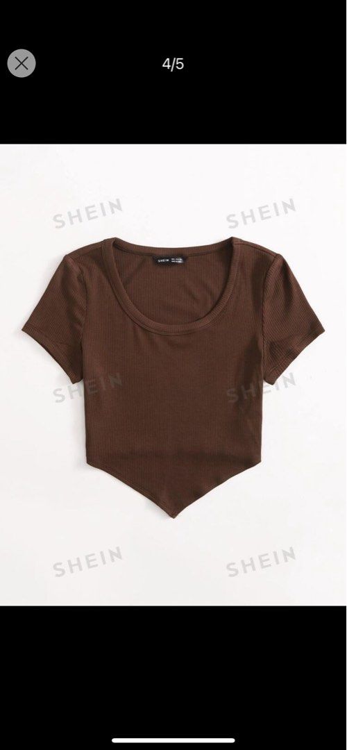 Crop top shirt (Category: Shirts) located in Pasig City. Submitted by khimtaba (Listing ID 1295736740, Image 1). Description: Never been used.