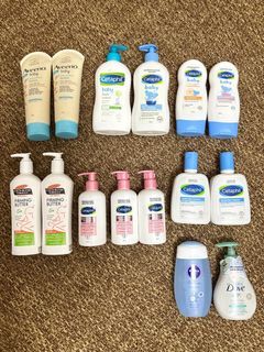 Decluttering  Cetaphil & Aveeno Products