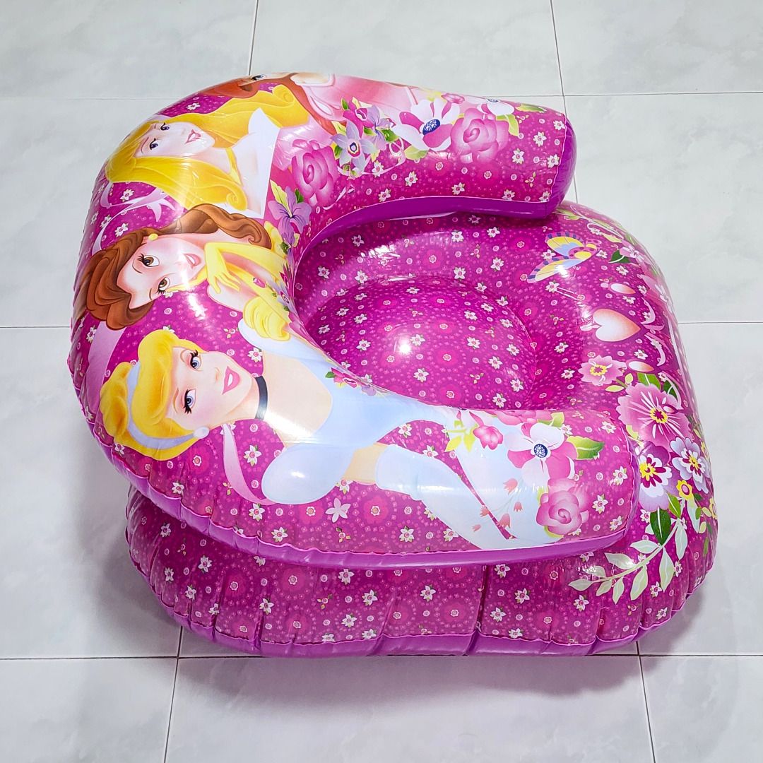[Deliver to Door Step] Disney Princess Inflatable Sofa Float Toy for ...