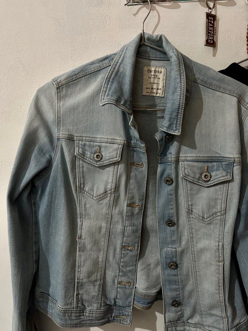 Denim jacket Bershka size M jaket jeans