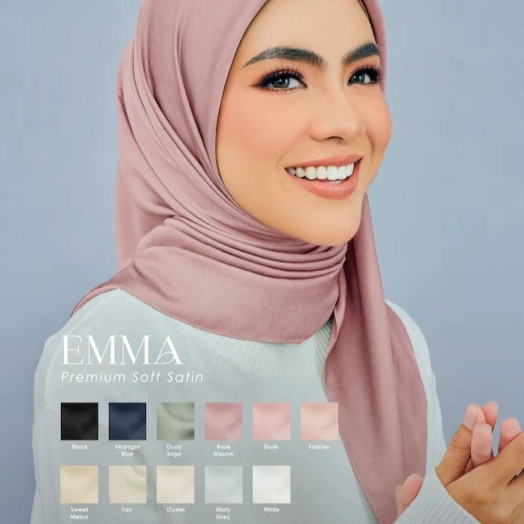 Emma basic plain by AZ (Category: Hijabs) located in Kota Kinabalu. Submitted by lucy.wardrobe (Listing ID 1295799092, Image 1). Description: Brand new with tag Color rose mauve.