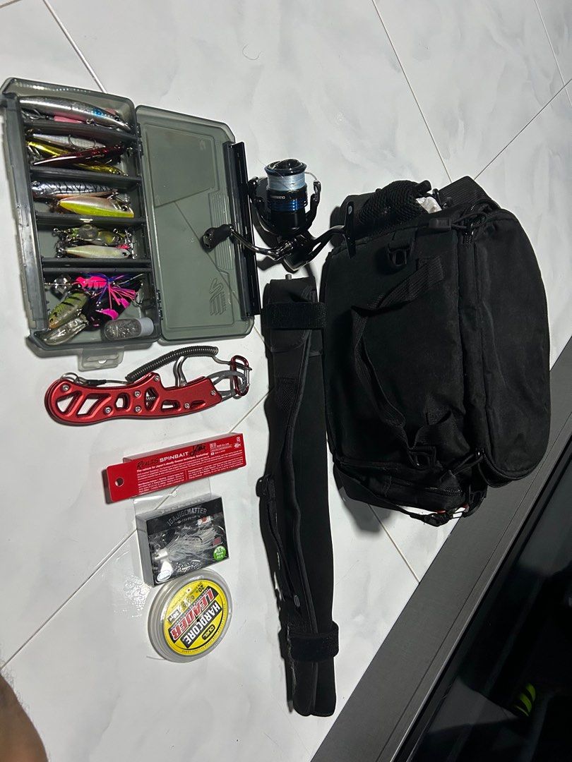 Fishing reel rod lure and many more