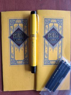Fountain Pen Parker Duofold Mandarin Yellow Limited Edition