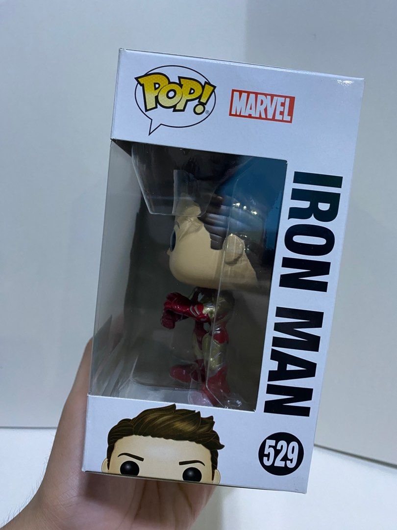 Funko POP! Avengers Endgame Iron Man 529 Shared Exclusive (Category: Figurines & Statues) located in Manila. Submitted by arvinchris (Listing ID 1295768144, Image 2). Description: NOOB 10/10 Comes with used BOSS protector Will include box protector upon shipping Payment first basis Delivery fee co buyer.