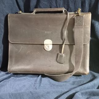 Bree Vintage Leather Briefcase