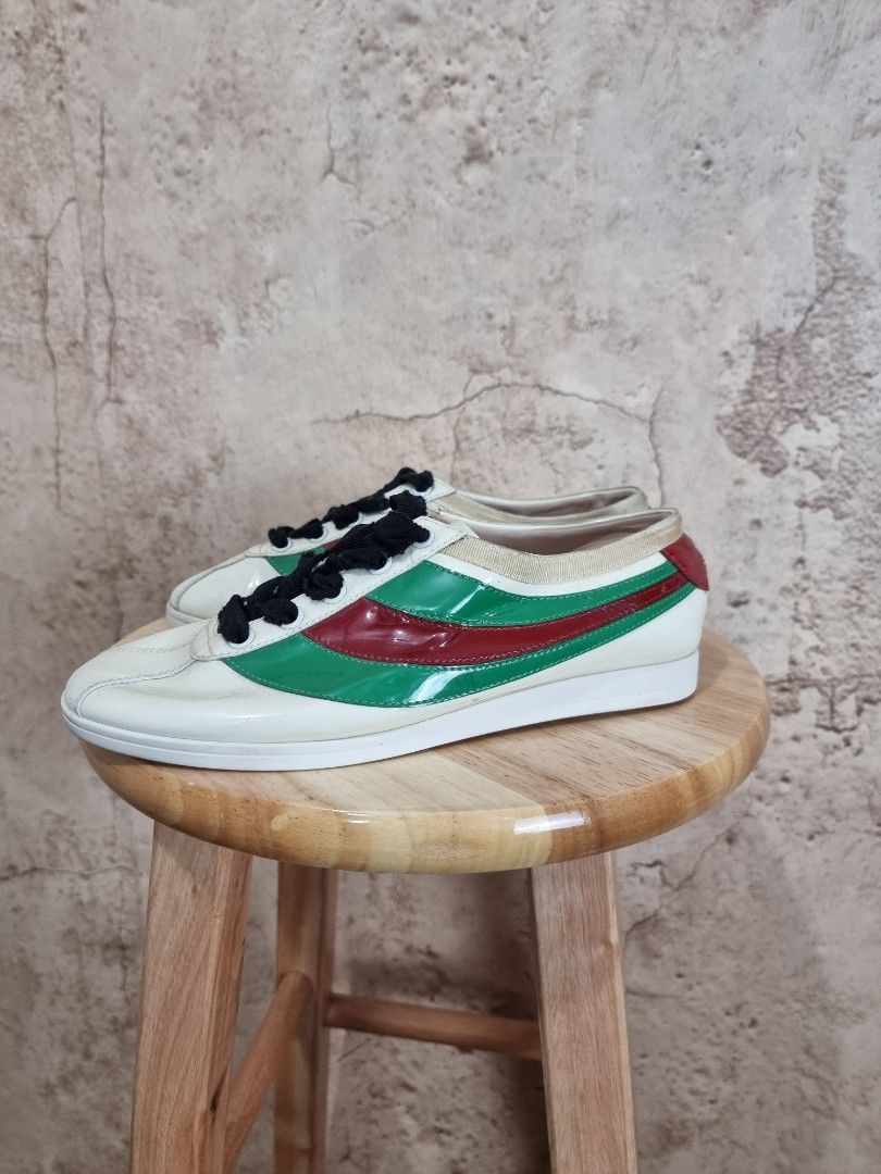 Gucci patent leather sneakers on sale