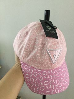 Guess Pink Cap Adult New Authentic 
