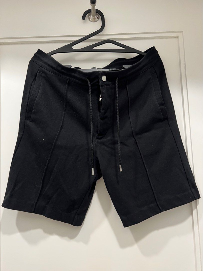 H&m mens black shorts new arrivals
