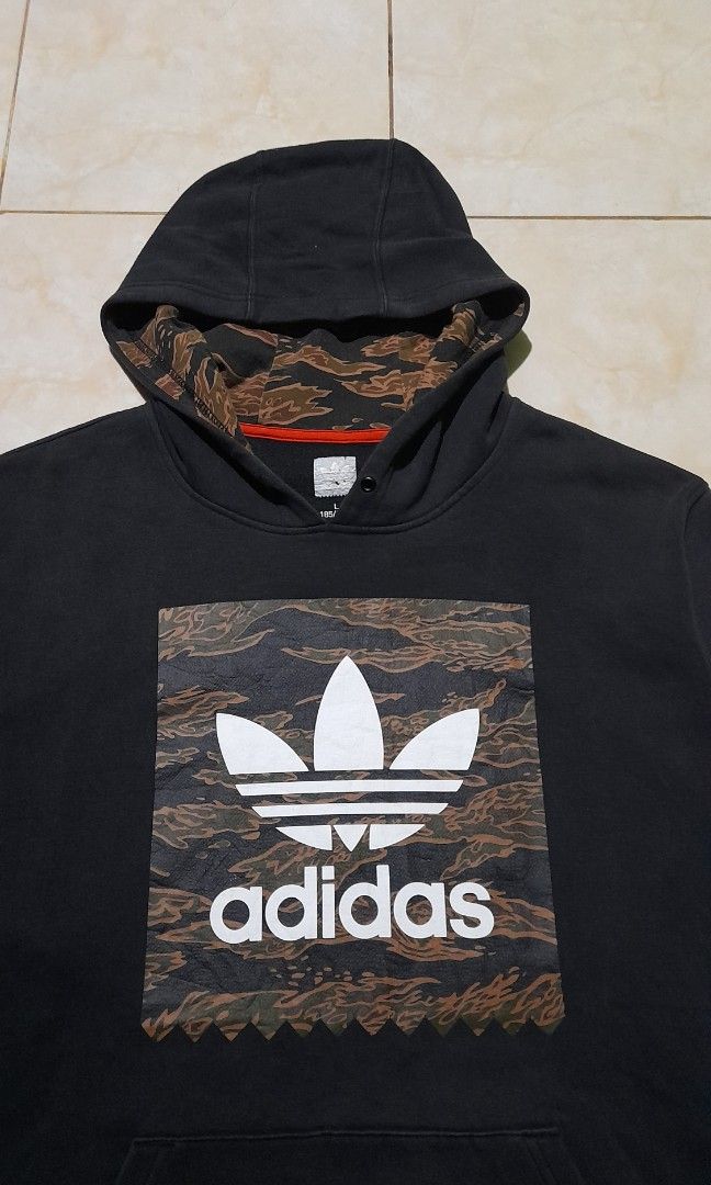 HOODIE ADIDAS BOX LOGO CAMO