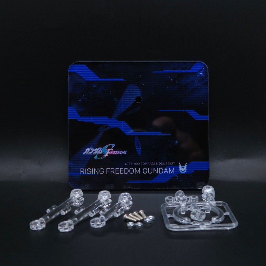 Rg Rising Freedom 請睇info:1/144 HGUC RG Robot 魂 RISING FREEDOM GUNDAM use Acrylic printing ...
