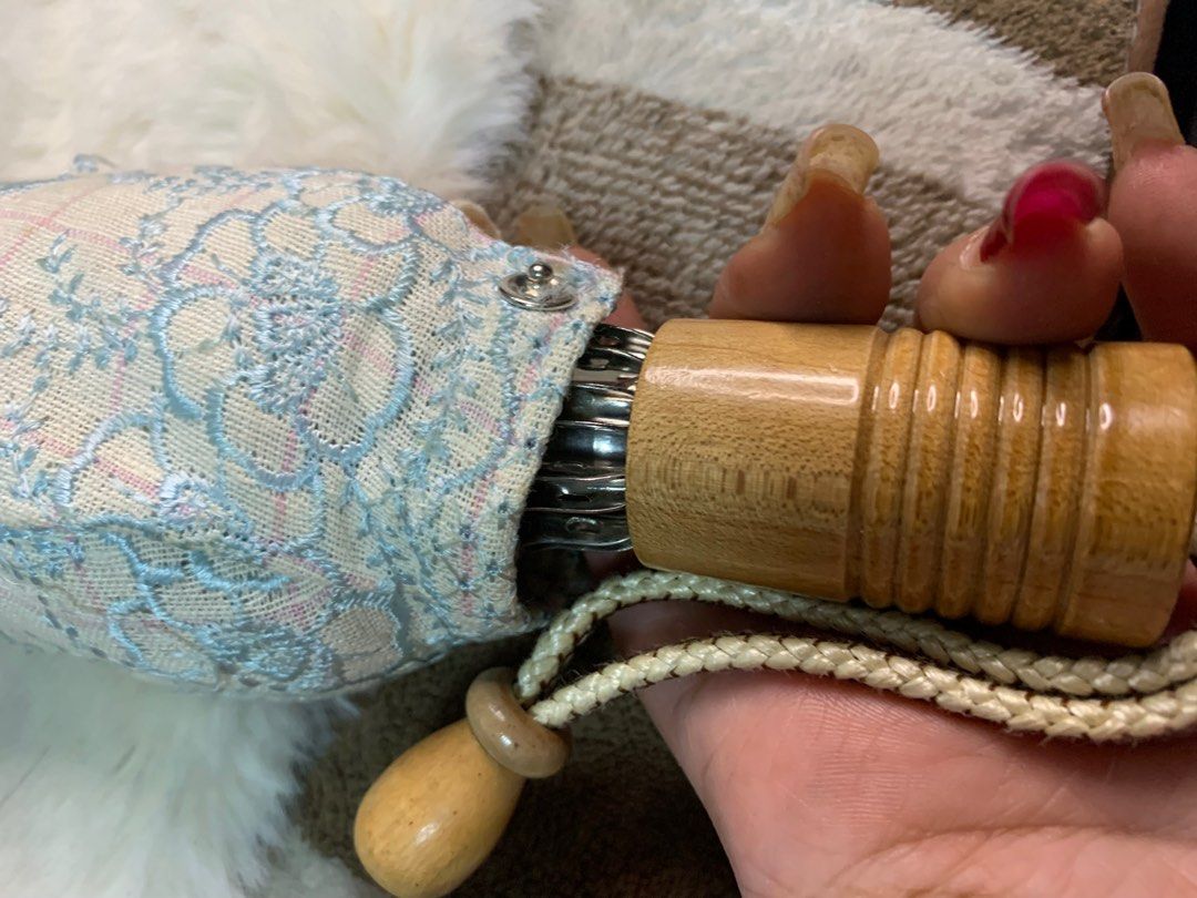 Japanese vintage umbrella (Category: Umbrellas) located in Cabanatuan. Submitted by mjluxxejapan (Listing ID 1295803329, Image 2). Description: No lp pls all details posted matibay asin Very good cond.small sz lng po ito.png single use maria clara datingan.pa tela n burda.d pwede s ulan .