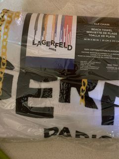 Karl Lagerfeld Chain Beach Towel