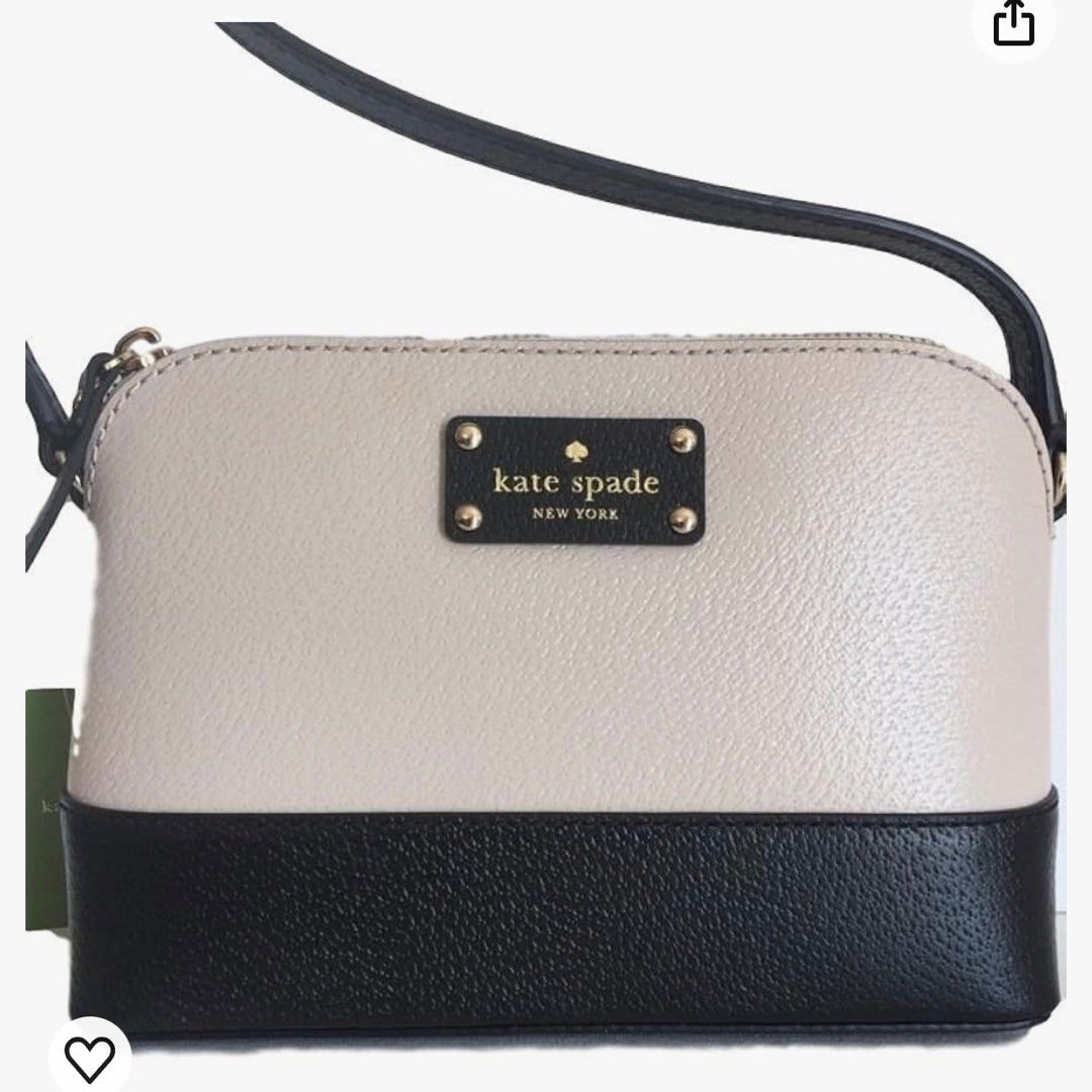 Kate Spade Hanna Cross Body (Category: Cross-body Bags) located in Valenzuela. Submitted by kleanupwithkat (Listing ID 1295717429, Image 1). Description: Flaw: Tiny Pen Mark in-front •Compact boar-embossed pebbled cowhide leather shoulder bag with polished hardware •Zippered top closure with Kate Spade license plate logo on front •Custom Capital Kate logo print lining with an open slip pocket •Single shoulder strap with a drop of about 18 to 20 i