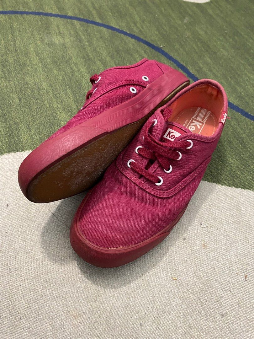 Maroon keds shoes online