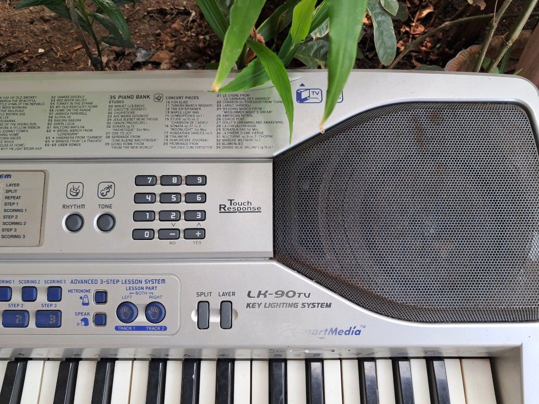 Keyboard CASIO LK 90TV Adaptor mati total Musik Media Alat di Carousell