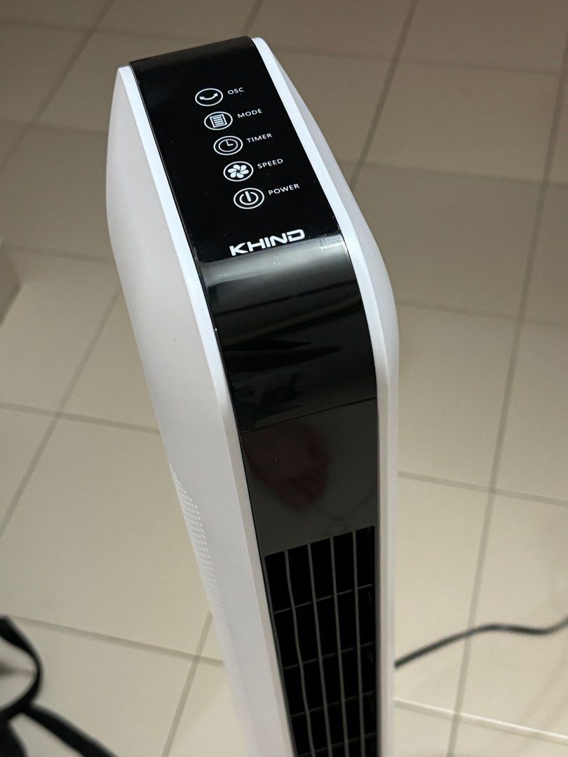 KHIND Tower Fan FD301R, Furniture & Home Living, Lighting & Fans, Fans