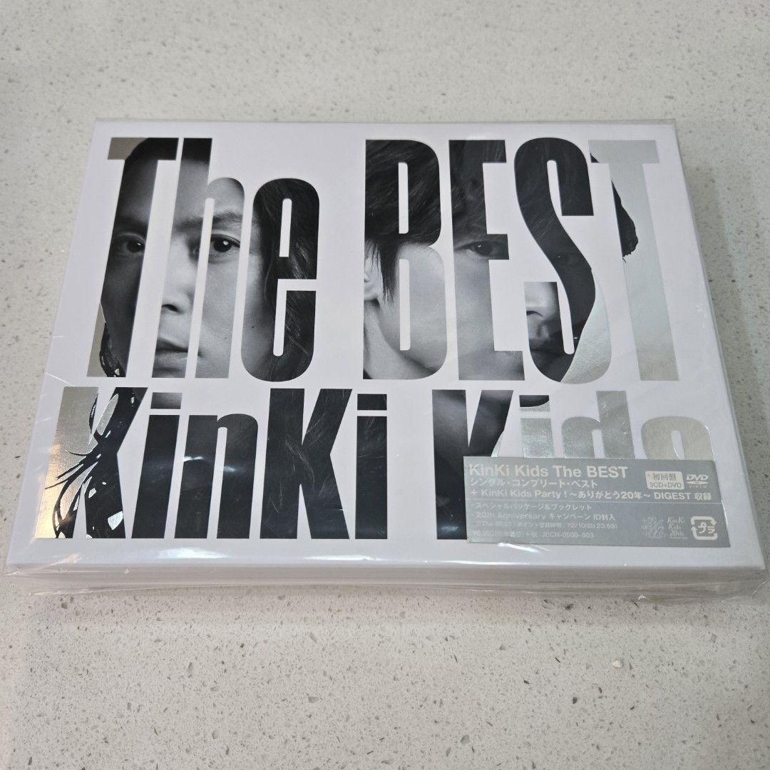 KinKi Kids The BEST 日版初回3CD+DVD, 書籍、休閒與玩具, 樂器、音樂 