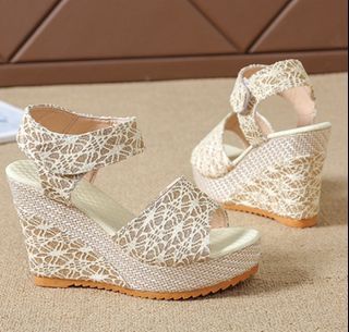 Ladies Elegant Wedge Sandals | Size 36
