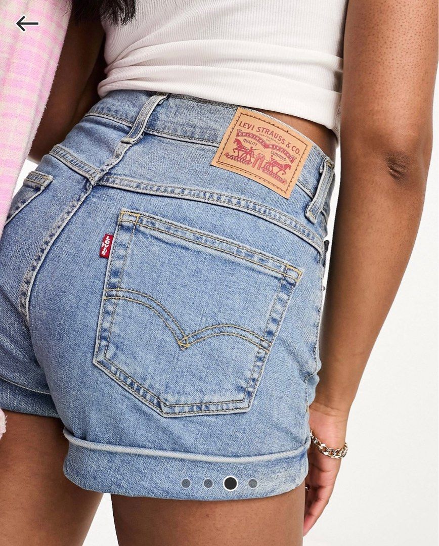 Levi's a line shorts best sale