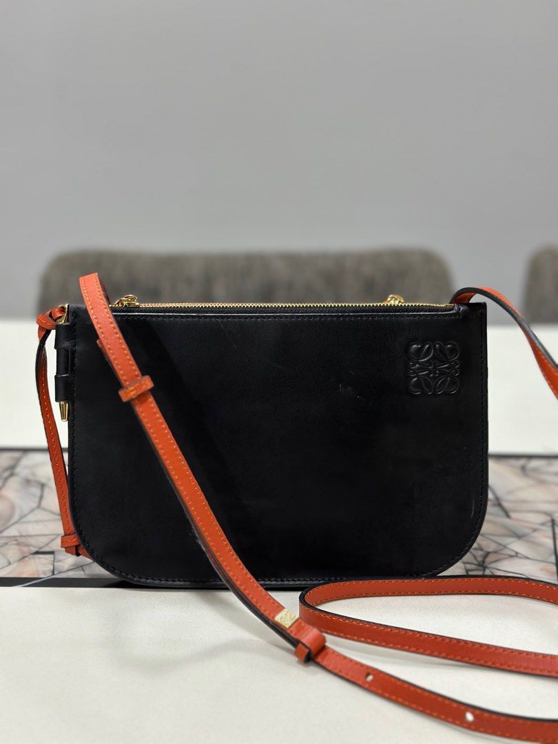 Loewe gate double zip crossbody, Luxury, Bags & Wallets on Carousell
