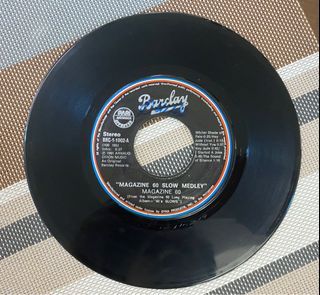 Magazine 60 SLOW MEDLEY PART 1 & 2 - Philippines Original Music Vinyl Plaka 45 rpm - VG