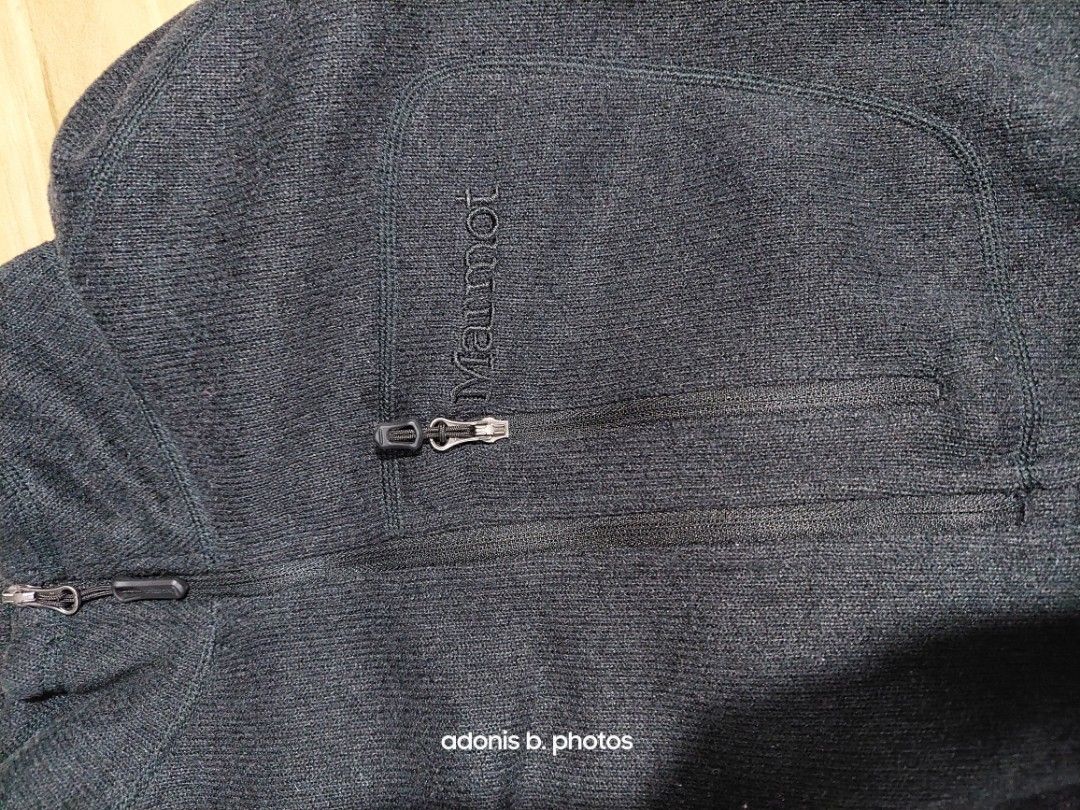 MARMOT MEN DROP LINE BLACK 1 2 Zip size XL Men s Fashion Coats Jackets and Outerwear on Carousell
