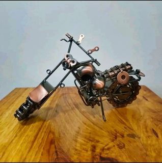 Metal Motorcycle Sculpture (Big)