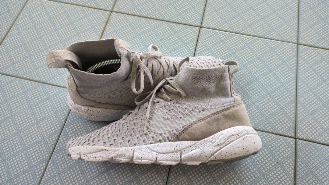 Nike Air Footscape Magista Flyknit Wolf Grey US 8.5 UK7.5 EU42 Men s Fashion Footwear Sneakers on Carousell