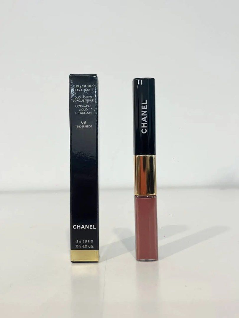 ORIGINAL AUTHENTIC READY STOCK CHANEL LE ROUGE DUO ULTRA TENUE ULTRAWEAR LIQIUD LIP COLOUR LIPSTICK 69 TENDER BEIGE