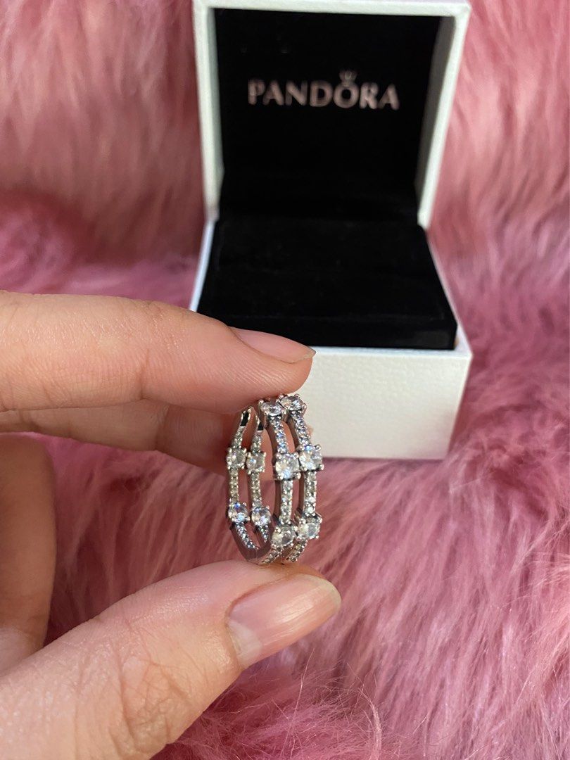 Pandora shards of sparkle earrings on sale
