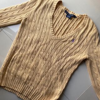 ralph lauren cable-knit sweater