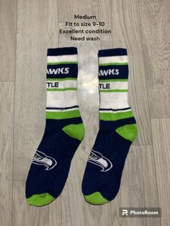 Seattle sea hawks socks