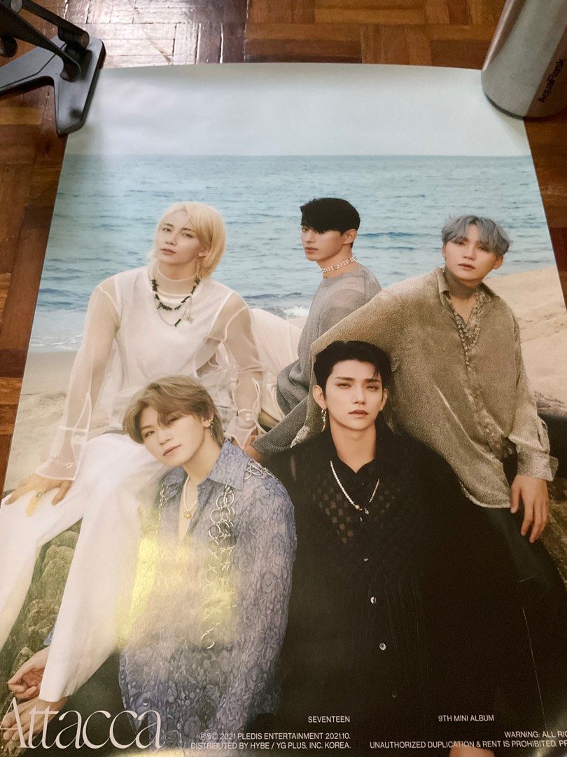 Seventeen Attacca Unit Posters (Category: K-Wave Merchandise) located in Mandaluyong City. Submitted by ryshe (Listing ID 1295792893, Image 3). Description: poster tube included.