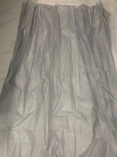 Shower curtain grey