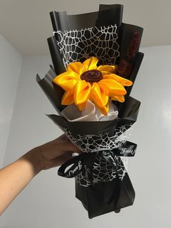 sunflower single bouquet