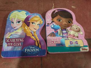 Take both Disney Frozen and Doc McStuffins books