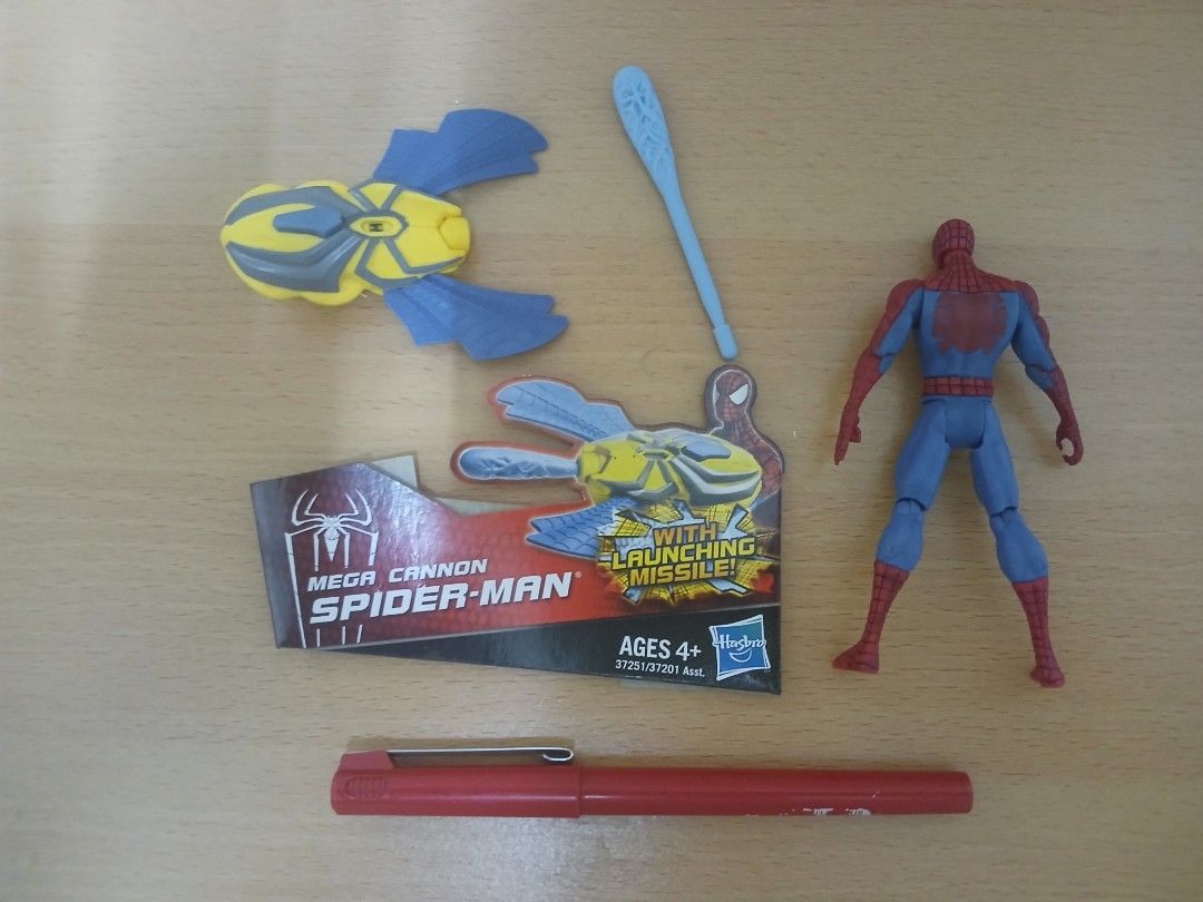 Web-Cannon Spider-Man Figure Classic Missile Launcher Grappling