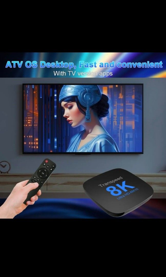 Transpeed android 13 TV Box 2Gb Ram 16Gb Storage, TV & Home Appliances